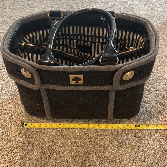 Kate Spade Gray Tote Bag - Picture 6 of 9